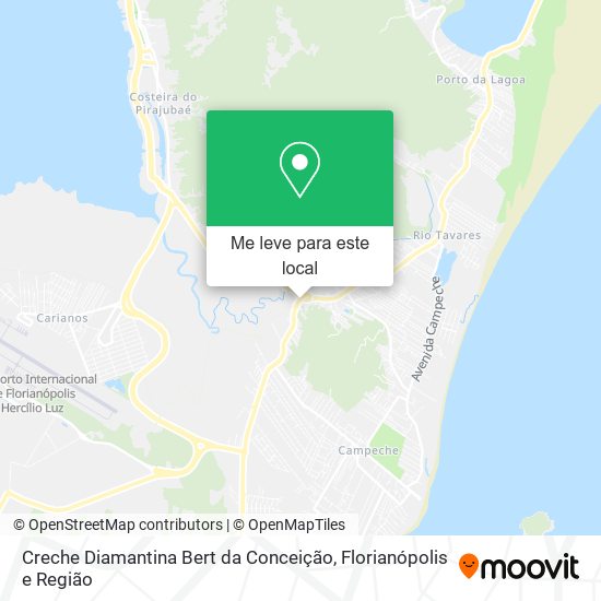 Creche Diamantina Bert da Conceição mapa