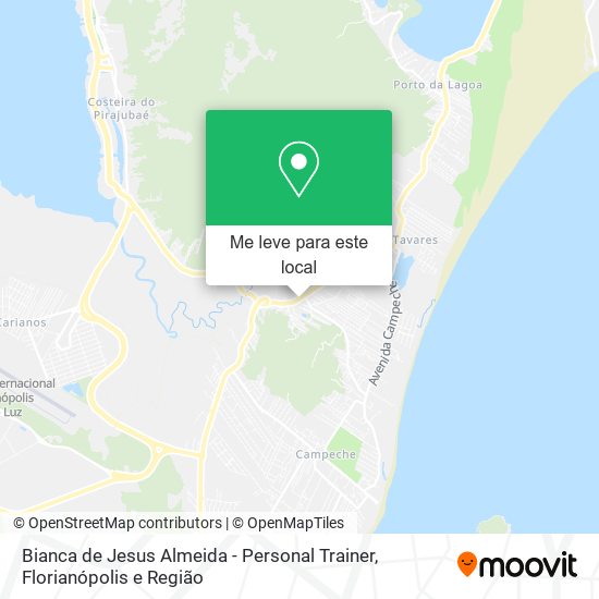 Bianca de Jesus Almeida - Personal Trainer mapa