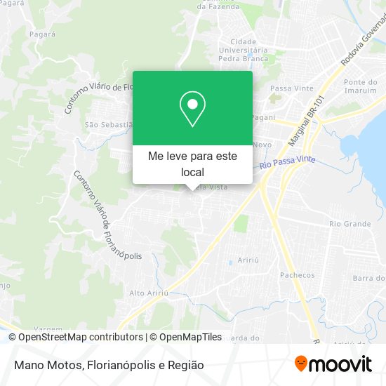 Mano Motos mapa