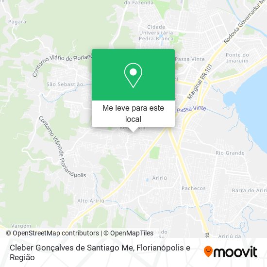 Cleber Gonçalves de Santiago Me mapa