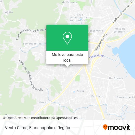 Vento Clima mapa