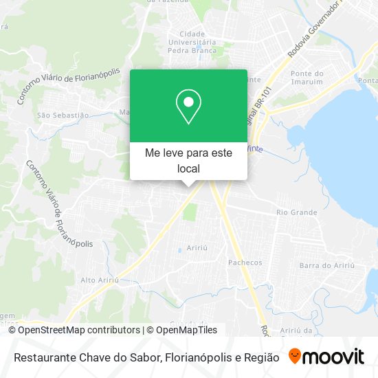 Restaurante Chave do Sabor mapa