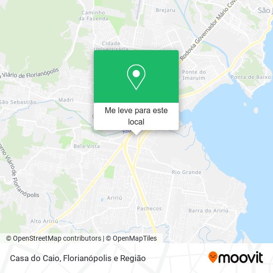 Casa do Caio mapa