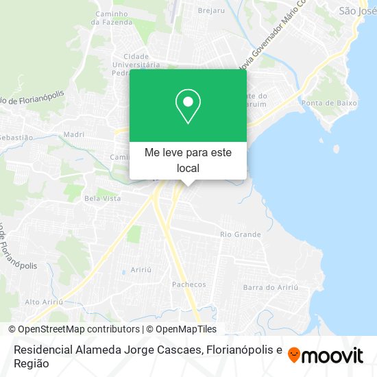 Residencial Alameda Jorge Cascaes mapa