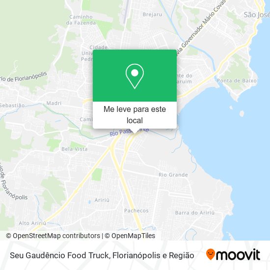 Seu Gaudêncio Food Truck mapa