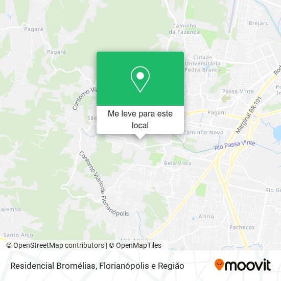Residencial Bromélias mapa