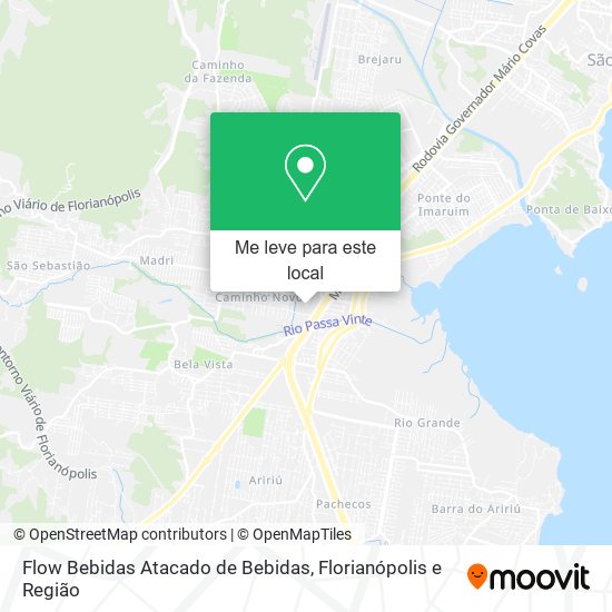 Flow Bebidas Atacado de Bebidas mapa