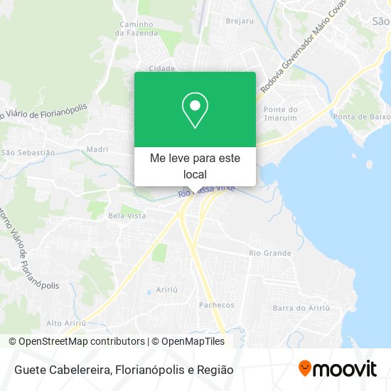 Guete Cabelereira mapa