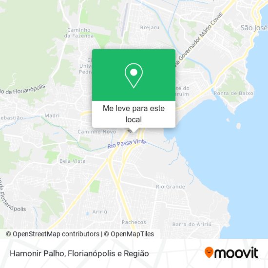 Hamonir Palho mapa