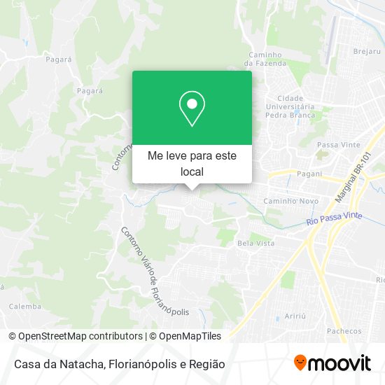 Casa da Natacha mapa