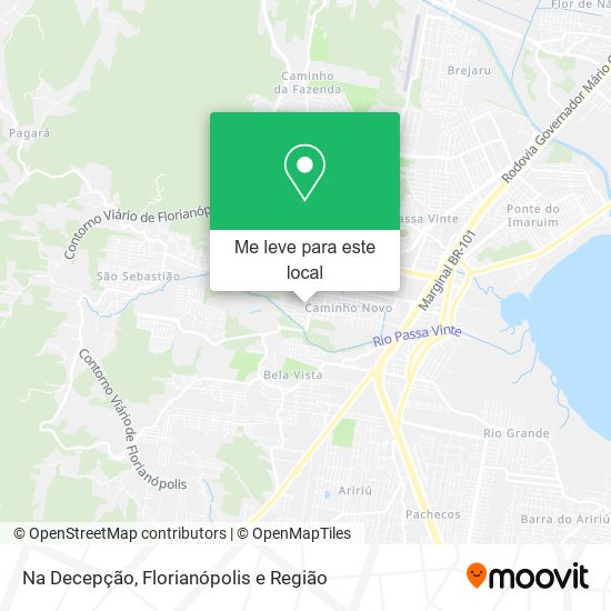 Na Decepção mapa