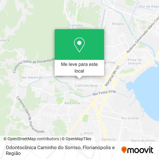 Odontoclínica Caminho do Sorriso mapa