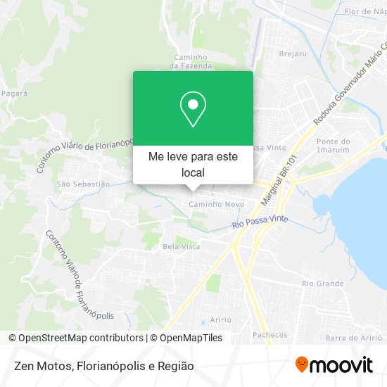 Zen Motos mapa
