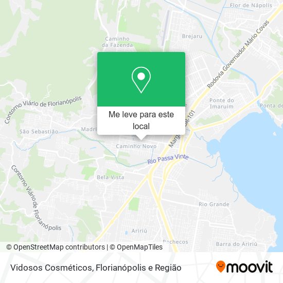 Vidosos Cosméticos mapa