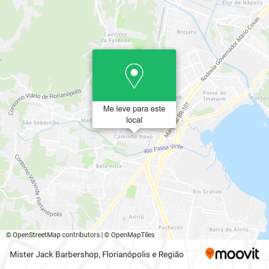Mister Jack Barbershop mapa