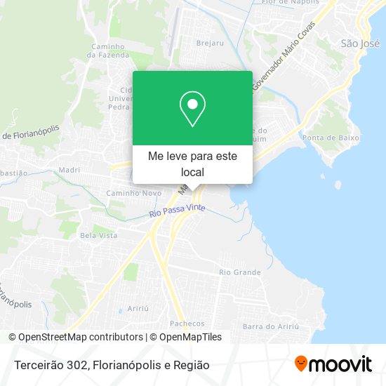 Terceirão 302 mapa