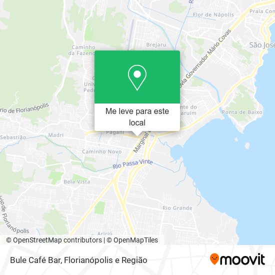 Bule Café Bar mapa