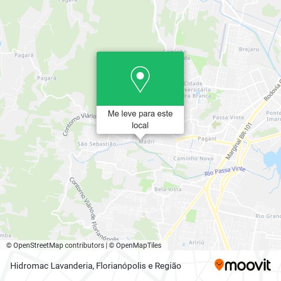 Hidromac Lavanderia mapa