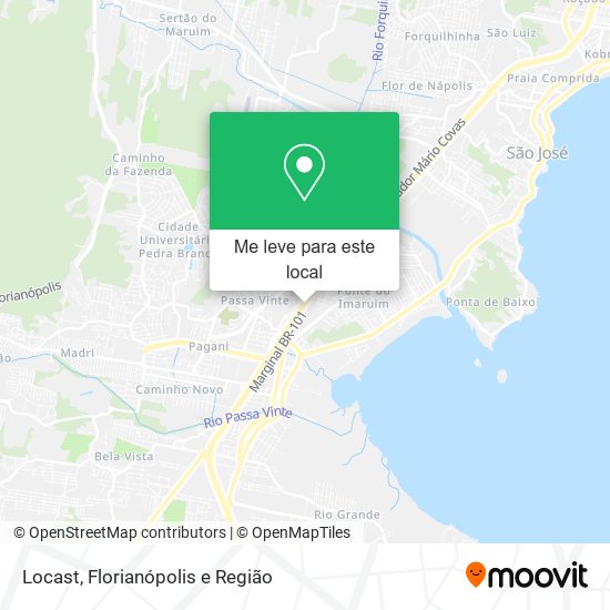 Locast mapa