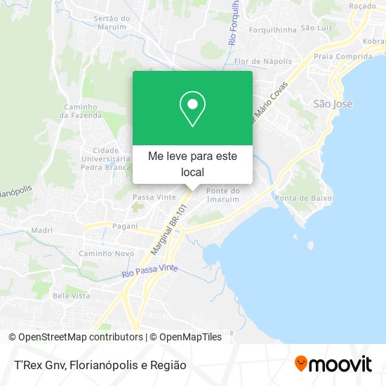 T'Rex Gnv mapa