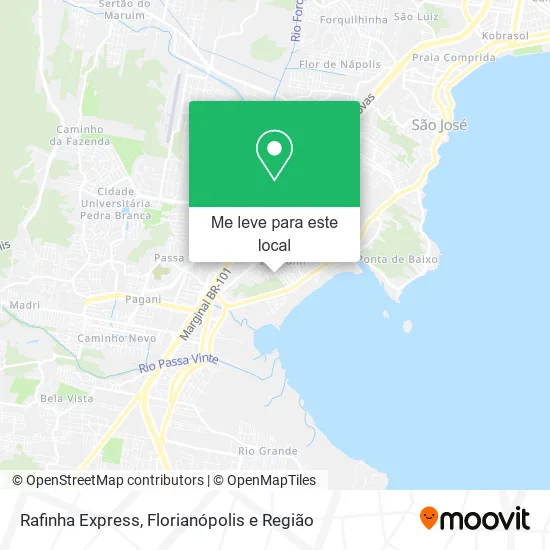 Rafinha Express mapa