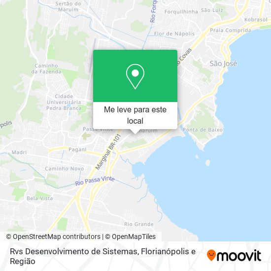 Rvs Desenvolvimento de Sistemas mapa