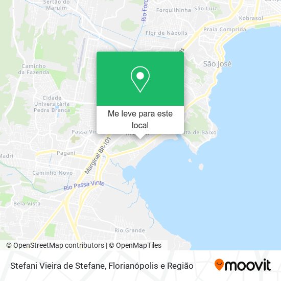 Stefani Vieira de Stefane mapa