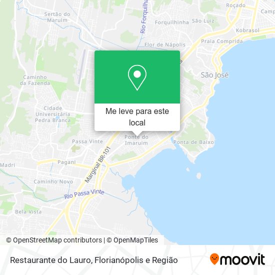 Restaurante do Lauro mapa