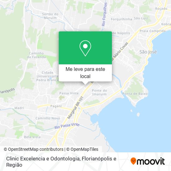 Clinic Excelencia e Odontologia mapa