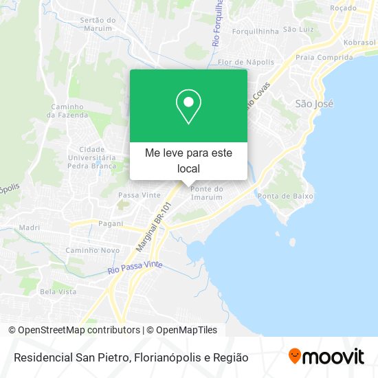 Residencial San Pietro mapa