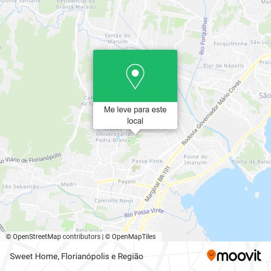 Sweet Home mapa