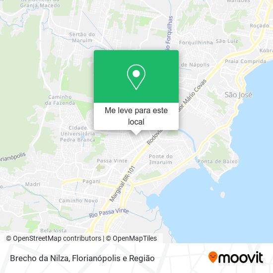 Brecho da Nilza mapa