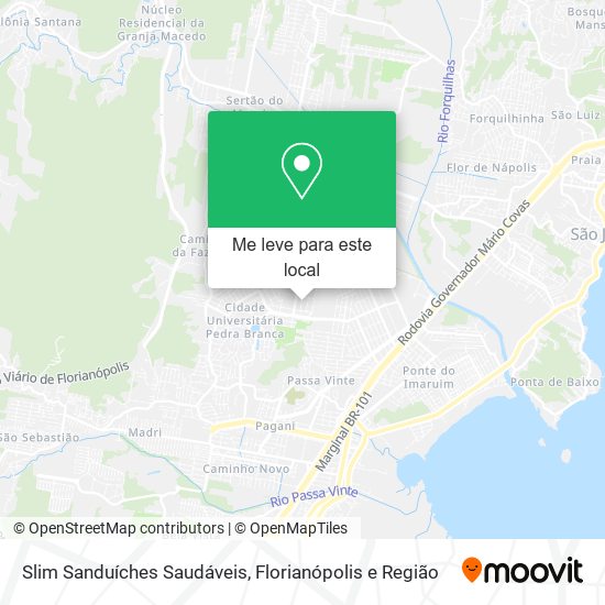 Slim Sanduíches Saudáveis mapa