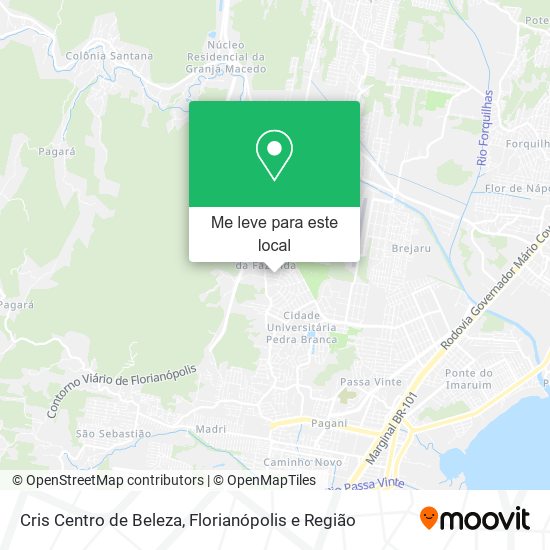 Cris Centro de Beleza mapa