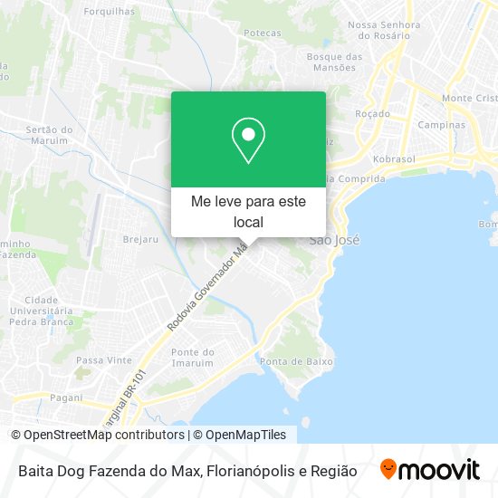 Baita Dog Fazenda do Max mapa