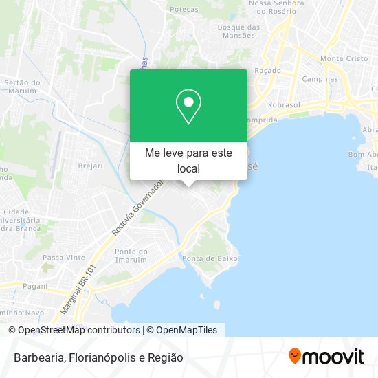 Barbearia mapa