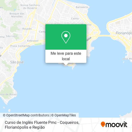 Curso de Inglês Fluente Pmc - Coqueiros mapa