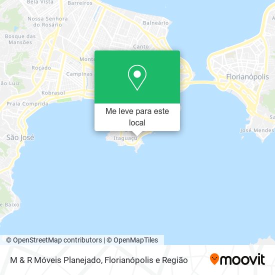 M & R Móveis Planejado mapa