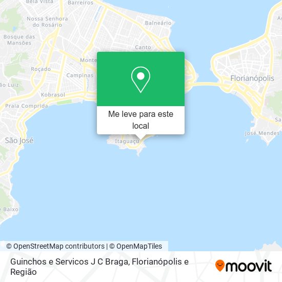 Guinchos e Servicos J C Braga mapa