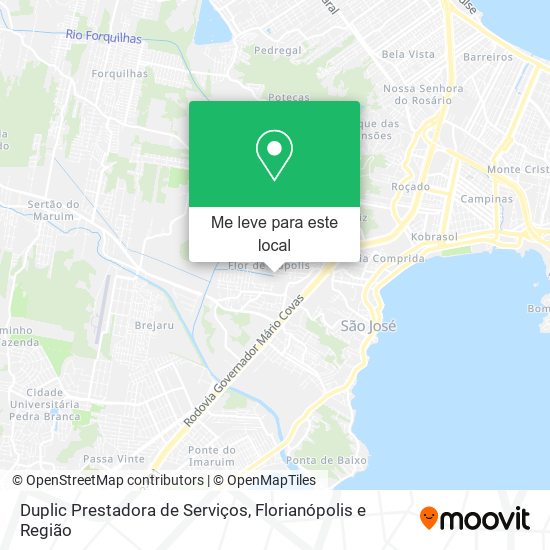 Duplic Prestadora de Serviços mapa