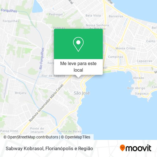 Sabway Kobrasol mapa