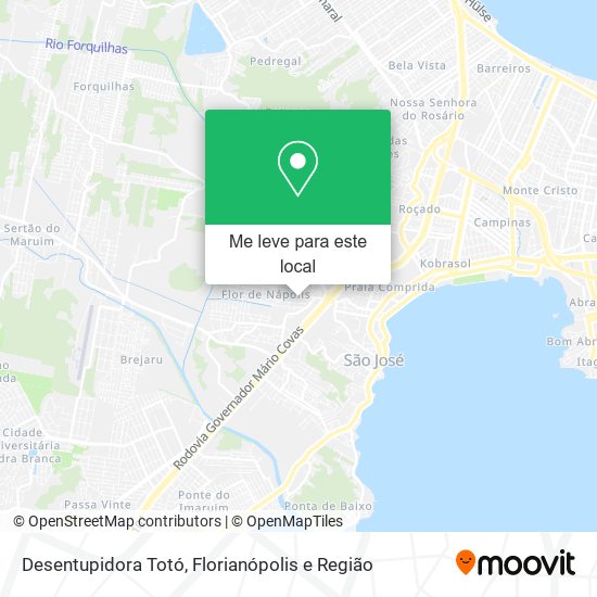 Desentupidora Totó mapa