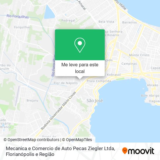 Mecanica e Comercio de Auto Pecas Ziegler Ltda mapa