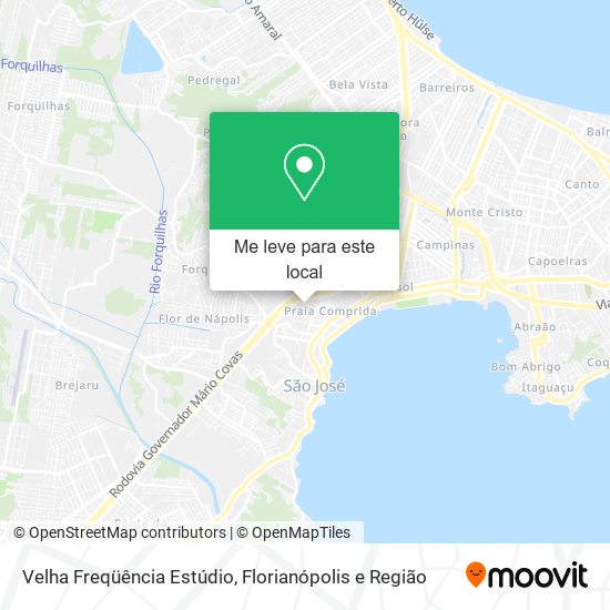 Velha Freqüência Estúdio mapa