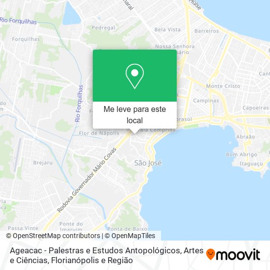 Ageacac - Palestras e Estudos Antopológicos, Artes e Ciências mapa
