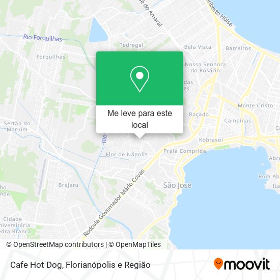 Cafe Hot Dog mapa