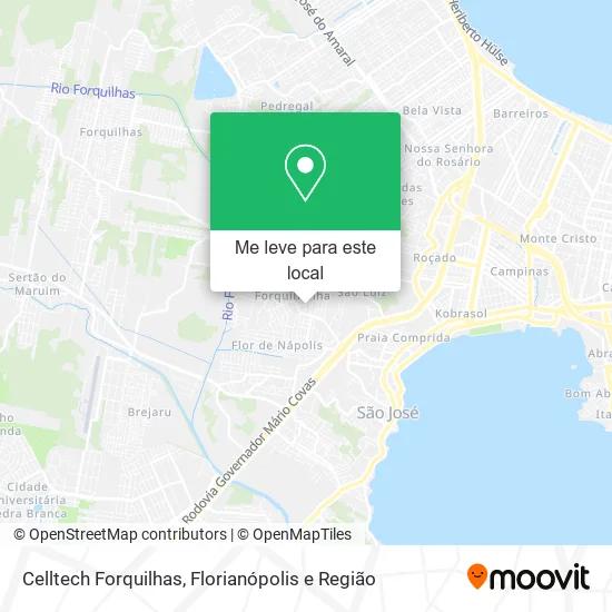 Celltech Forquilhas mapa