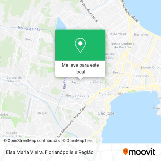 Elsa Maria Vieira mapa