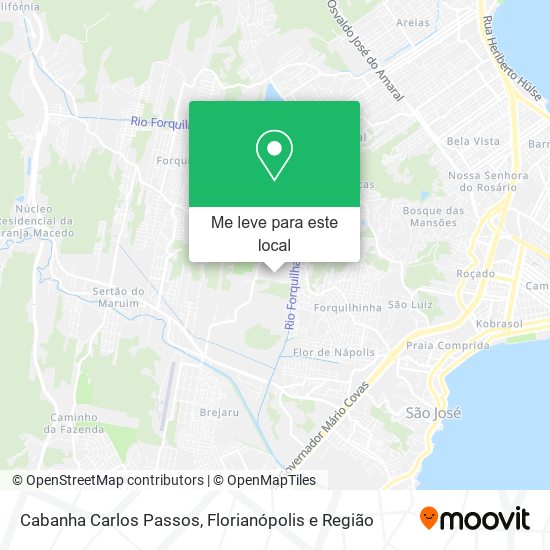 Cabanha Carlos Passos mapa