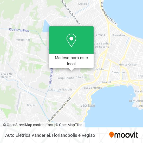 Auto Eletrica Vanderlei mapa